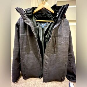 Izod Men’s jacket/coat size XL / charcoal dark grey / brand new with tags